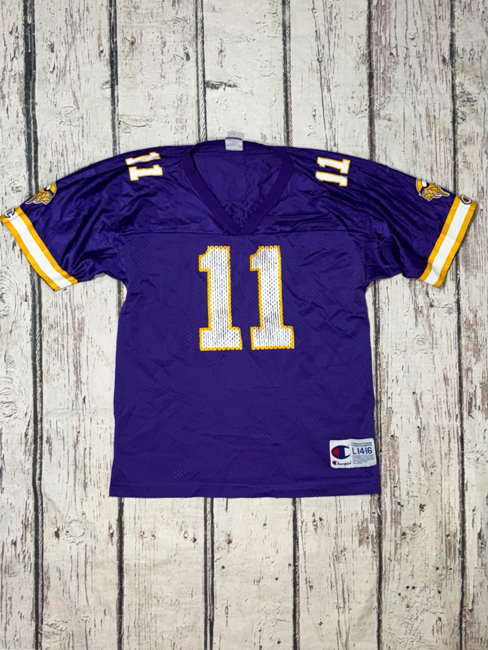 Daunte Culpepper Minnesota Vikings Champion NFL Football Boys Kids Jersey